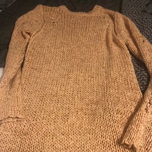 Distressed sweater